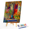 Backyard Flower Oil Paint By Numbers DIY Wall Art Craft Coloring Drawing fo