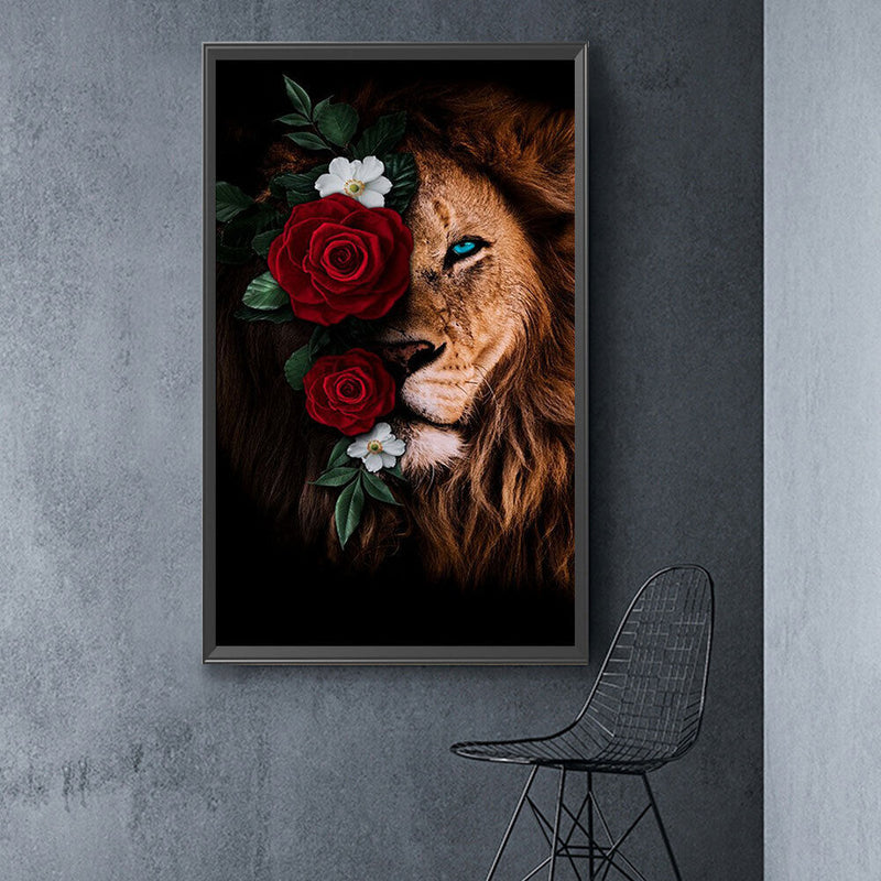 5D DIY Diamond Painting Kits Full Round Drill Flower Animal Mosaic Picture Wa