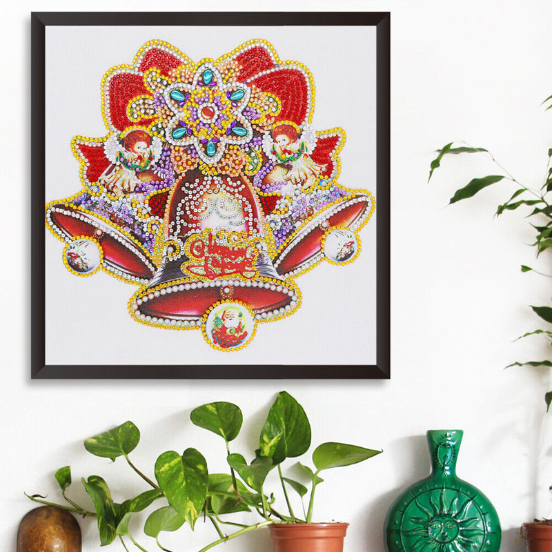5D DIY Special Shaped Diamond Painting Christmas Bell Embroidery Mosaic Kit