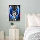 Blue Wings Angel Oil Paint By Numbers Drawing DIY Home Decoration Gift No Frame