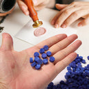 200pcs Octagon Sealing Wax Blue Wax Beads for Envelope Invitation DIY (H) Newly