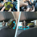 Adjustable 3 Speed USB Fan Air Cooling Fans For Car Rear Study School Seat D6H8