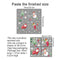 Christmas Santa Window Glass Stickers Mirror Stickers Snowflake Wall Door~