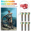 MUQZI 6pcs Bicycle Handleable Stem Screw M5x18mm Road Bike Fixed Gear Riser Bolts