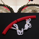 2pcs Motorcycle Saver Changing Tyre Tire Wheel Rim Edge Protectors (Red)