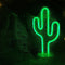 Cactus Neon Sign LED Lights - Decorative Marquee Signs Light with Base Newly