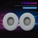 2pcs Earpads Leather Memory Foam Cushion for Beats Solo 2/3 Wireless Headphone