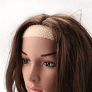Silicone Transparent Wig Hair Band Anti-Slip Elastic Headband (Dark Brown)