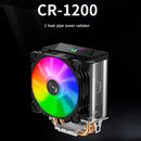 Jonsbo CR1200 CPU Cooler 2 Heat Pipe Tower RGB Rainbow 90mm Cooling Fan Radiator