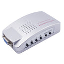 PC Laptop VGA to TV RCA Composite S-video Switch Converter Signal Adapter