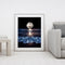 DIY Digital Picture Sea Moon Frameless Oil Painting By Number Acrylic Handi