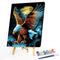 Flying Eagle Acrylic Oil Paint By Numbers Canvas Drawing DIY Hand Painted Art