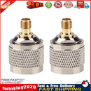 2pcs N Male to SMA Female Connector RF Coax Coaxial Adapter Newly
