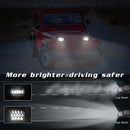 300W 5x7 Rectangular LED Headlamp for Jeep Wrangler YJ Cherokee XJ Comanche MJ