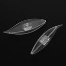 2pcs Plastic Tatting Shuttle Hand Tool for Lace Making DIY Craft(Clear) Newly