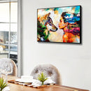 Painting By Numbers Acrylic Handmade Girl and Beast Digital Picture Art Decor