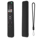 Silicone Cover for Sony RMF-TX520E RMF-TX520P TV Remote Control (Black)