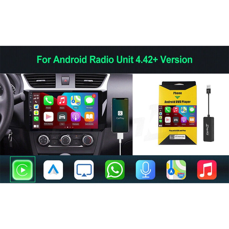 Carlinkit Car Adapter for CarPlay Wired USB Dongle Android IOS Auto USB Player