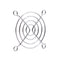5pcs PC Case Fan Grills Computer Cooling Fan Finger Guard Protector (60mm) Newly