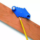 Center Line Scriber Marking Gauge Joiners Carpenters Scribing Gauge (Blue)