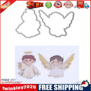 Silicone Stamp+Metal Cutting Dies Stencil Frame Scrapbook Angel Craft