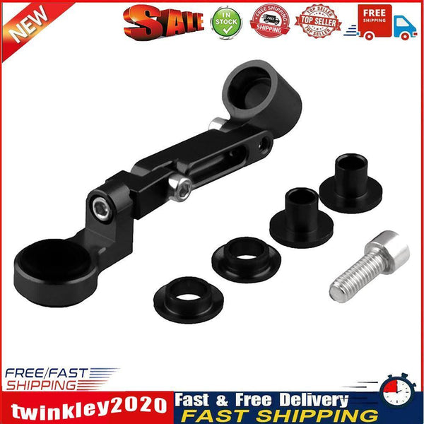 CNC Bracket for Motorcycle Brake Clutch Master Cylinder Fluid Tank (Black) Newly