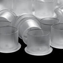 Plastic Microblading Tattoo Ink Cup Cap Pigment Clear Holder Container(B)