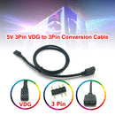 Motherboard SYNC Adapter Cable RGB 5V VDG to 3 Pin Conversion Line (50cm)