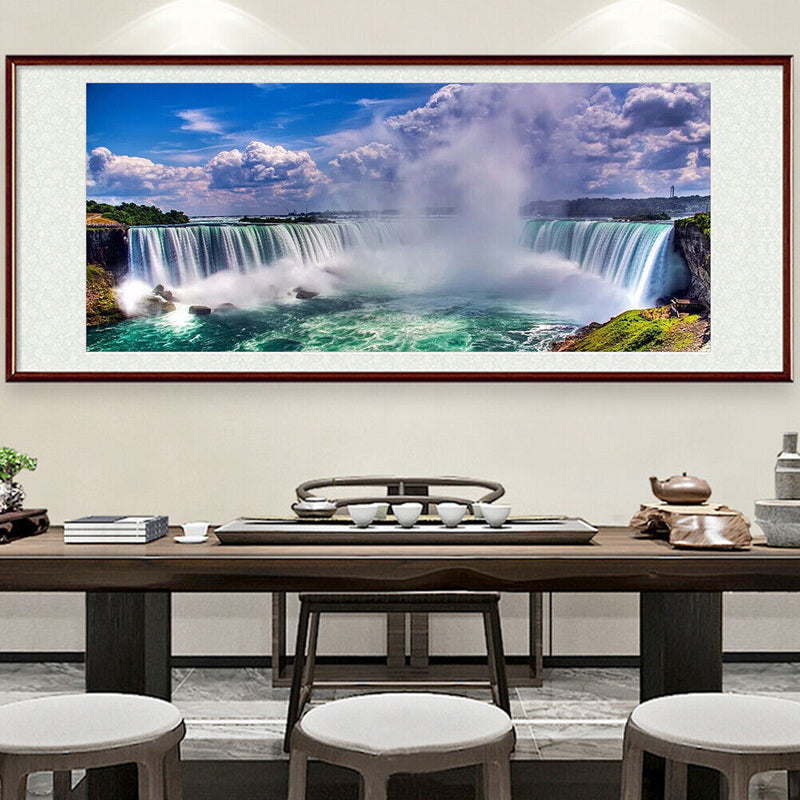 5D DIY Diamond Painting Landscape Full Round Drill Kit Rhinestones Home Decor