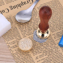 Ancient English Alphabet Letter Metal Seal Wax Stamps Sticks Candles Set (H
