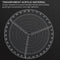 Round Center Finder Compass Centering Ruler Acrylic Circle Gauge for Wood Turner