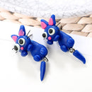 Lovely Cartoon Animal Earrings Polymer Clay Ear Drop Women Statement Jewelry