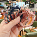 Hair Accessories Thick Concise High Elastic Hand-woven Hair Ring Hair Tie Rope