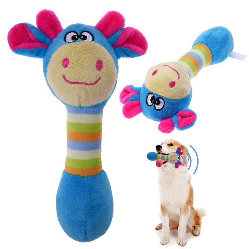 Funny Animal Shape Pet Puppy Dog Toys Plush Sound Squeaker Chewing Toys Newly