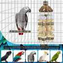Hanging Wooden Blocks String Tearing Health Bird Parrot Cage Chewing Accessories