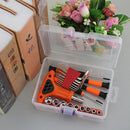 spskdian PP Empty Box Transparent Plastic Rectangular PP Box with Lid Klei