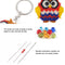 Artwork Stamped Needlework DIY Bead Cross Stitch Craft Keychain Cartoon Pig K