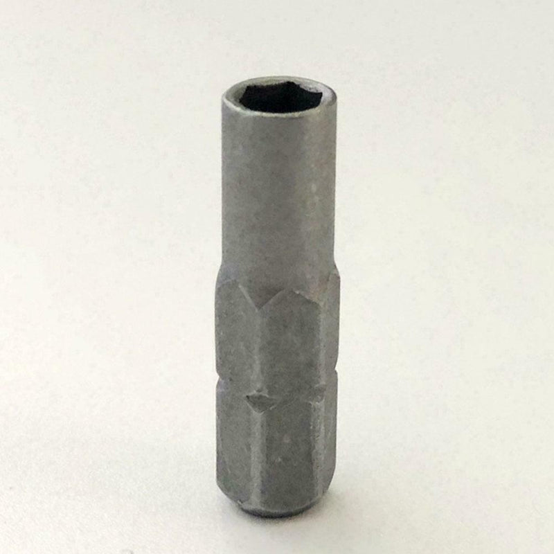 1/4" (6.35mm) hex shank to 4 mm driver socket bit adapter system 4