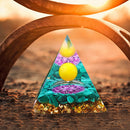 Orgonite Pyramid Healing Chakra Reiki Meditation Orgone Energy Generator Cr