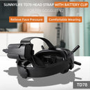 Sunnylife Headband for DJI FPV Goggles V2 Head Strap+Battery Holder Clip Newly