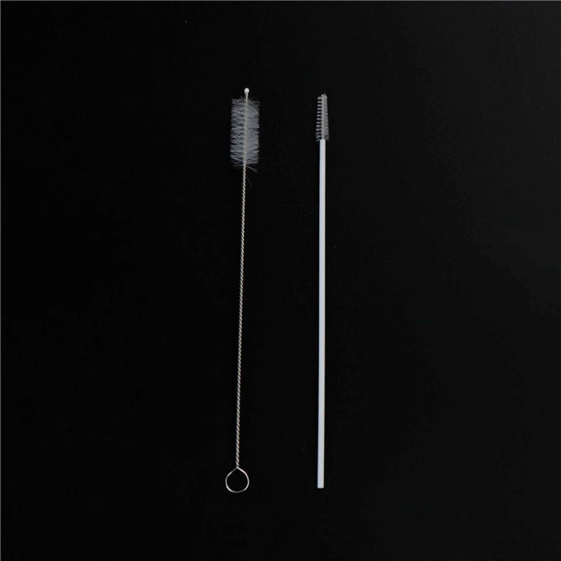 Wedding Transparent Drinking Clean Brush Plastic Box Glass Straws Straight Bent