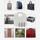 Mini 3-Digit Code Luggage Password Padlock Drawer Anti-Theft Lock (White) Newly