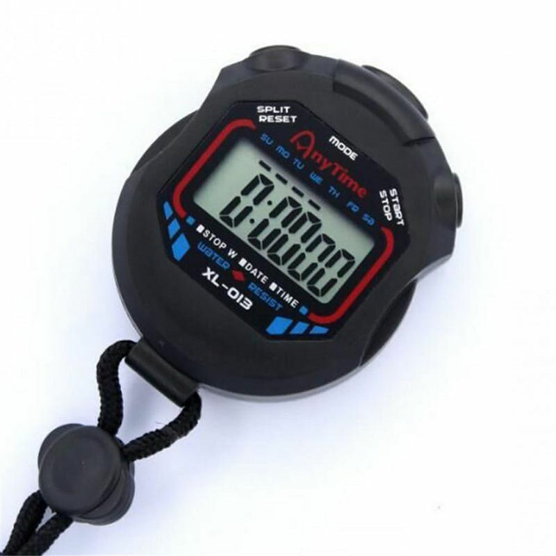 With Strap Professional Time Counter Digital Timer LCD Stopwatch Chronograph