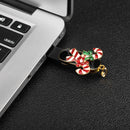 Crystal Christmas Candy Bar USB2.0 Flash Drive Pendrive Memory U Disk (8G)