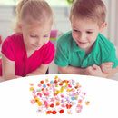50pcs Plastic Kids Cartoon Colorful Children Ring Girl Birthday Party Gift