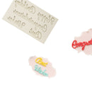 Cupcake Pastry Making Cake Decorating Tool Letters Silicone Mold Biscuit Mould
