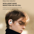 Waterproof Hanging Headphones Bluetooth-compatible Wireless Headset (White)
