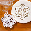 Stamp Christmas Snowflake Biscuit Mold Cookie Cutter Cookie Embosser Mold