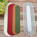 Oval Metal Bookmark Carbon Steel Cut Dice For Scrapbooking Photo Paper U6H9