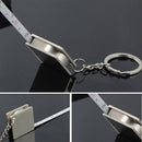 Keychain  Keyring Gauging Tool Tape Measures Measuring Tools Retractable Ruler
